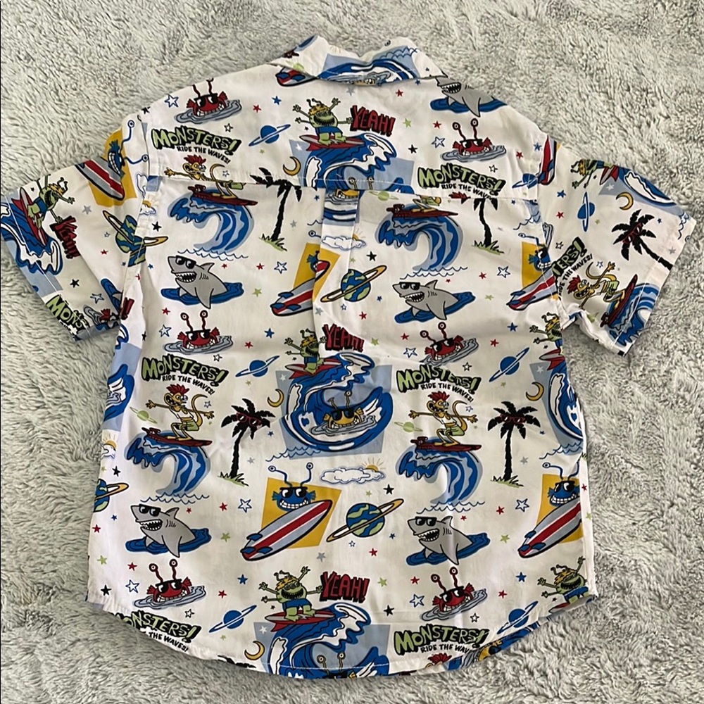 365 Kids Graphic Print Shirt - Multicolor SZ 5 - Picture 5 of 5